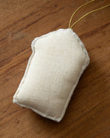 Popcorn Embroidered Ornament - Lone Fox