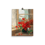 "Poppies by the Window" Art Print - Lone Fox