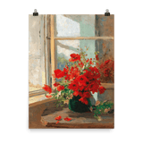 "Poppies by the Window" Art Print - Lone Fox