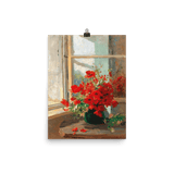 "Poppies by the Window" Art Print - Lone Fox
