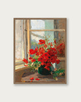 "Poppies by the Window" Art Print - Lone Fox
