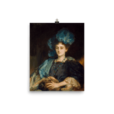 "Portrait of Miss Katherine Elizabeth Lewis" Art Print - Lone Fox
