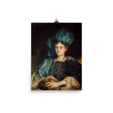 "Portrait of Miss Katherine Elizabeth Lewis" Art Print - Lone Fox