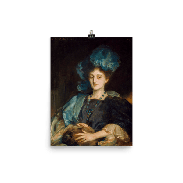 "Portrait of Miss Katherine Elizabeth Lewis" Art Print - Lone Fox