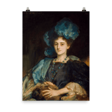 "Portrait of Miss Katherine Elizabeth Lewis" Art Print - Lone Fox