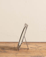 Postmodern Steel Cut Tabletop Mirror, Italy - Lone Fox