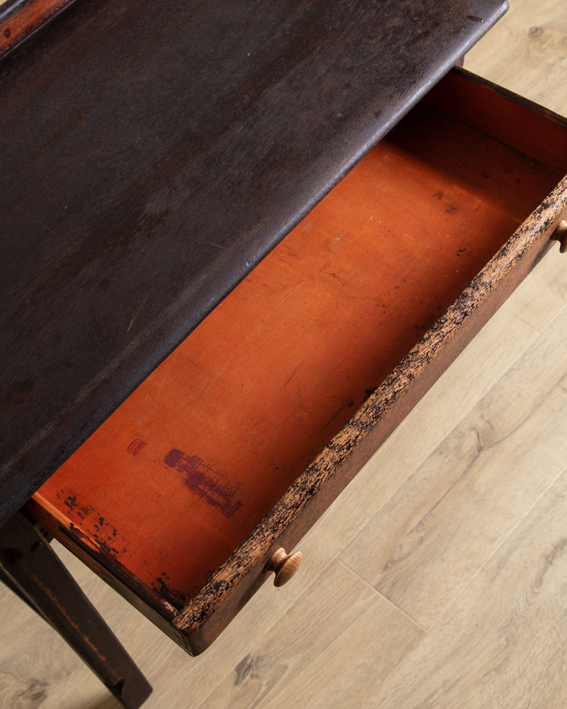 Primitive Aged Writing Desk, 1930's - Lone Fox
