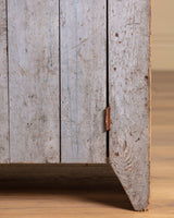 Primitive Painted Pine Two-Piece Hutch, United States, 19th Century - Lone Fox