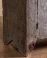 Primitive Painted Pine Two-Piece Hutch, United States, 19th Century - Lone Fox