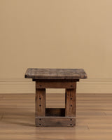 Primitive Solid Wood Side Table, 20th Century - Lone Fox