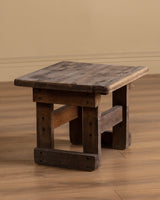 Primitive Solid Wood Side Table, 20th Century - Lone Fox