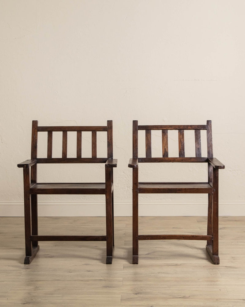 Primitive Wabi Sabi Side Chairs (2 Available) - Lone Fox