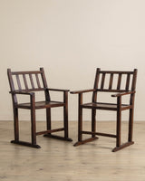 Primitive Wabi Sabi Side Chairs (2 Available) - Lone Fox