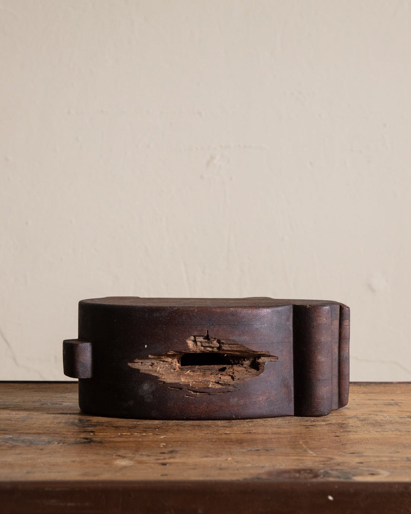 Primitive Wood Carved Piggy Bank, Early 20th Century (Copy) - Lone Fox