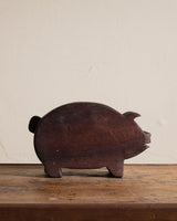 Primitive Wood Carved Piggy Bank, Early 20th Century (Copy) - Lone Fox