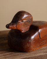 Primitive Wooden Duck Decoy, Early 20th Century - Lone Fox