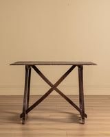 Primitive X-Frame Writing Desk, France, 19th Century - Lone Fox