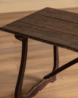 Primitive X-Frame Writing Desk, France, 19th Century - Lone Fox