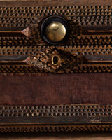 Pyramid Footed Tramp Art Jewelry Box, United States, 19th Century - Lone Fox