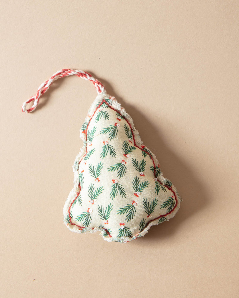 Quilted Cotton Holiday Shaped Ornaments - Lone Fox