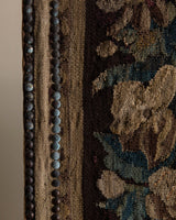 Rare 17th Century Flemish Tapestry Applied 5 Panel Folding Screen - Lone Fox