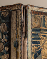 Rare 17th Century Flemish Tapestry Applied 5 Panel Folding Screen - Lone Fox