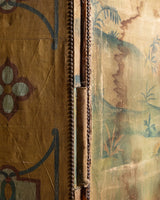 Rare 17th Century Flemish Tapestry Applied 5 Panel Folding Screen - Lone Fox