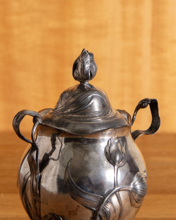 Rare Art Nouveau Bonbonnière Jar by WMH, Germany, 1910 - Lone Fox