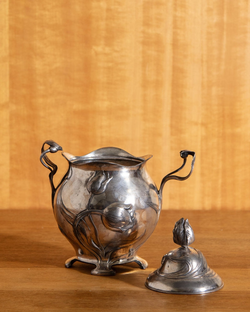 Rare Art Nouveau Bonbonnière Jar by WMH, Germany, 1910 - Lone Fox