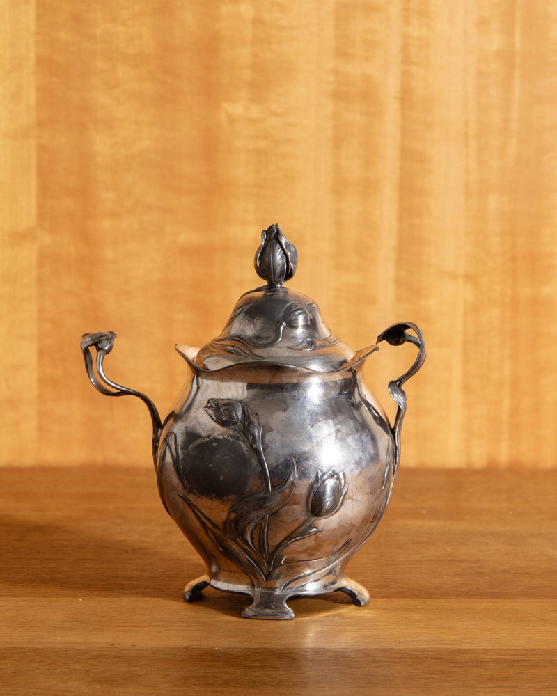 Rare Art Nouveau Bonbonnière Jar by WMH, Germany, 1910 - Lone Fox
