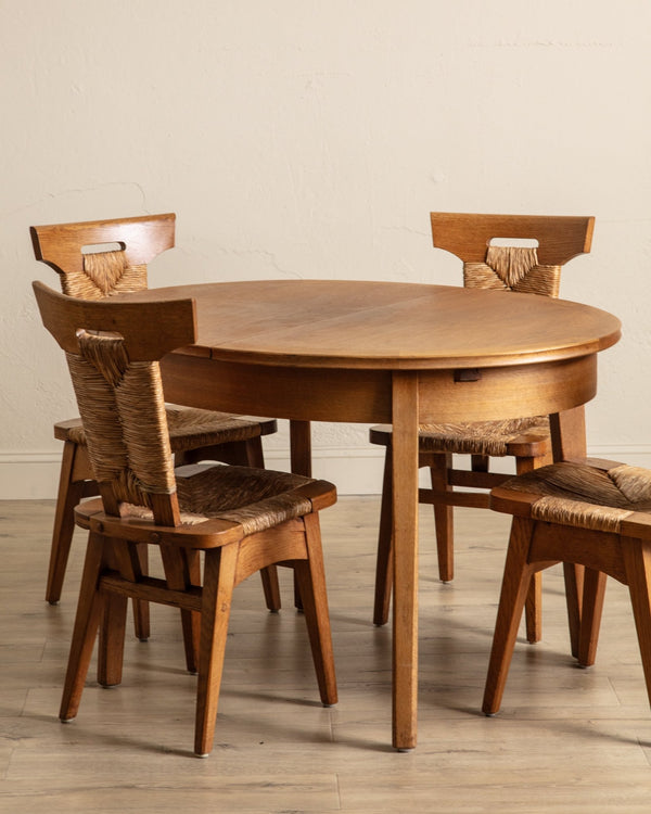 Rare Dutch Arts & Crafts Dining Suite by W. Kuyper, Denmark, 1920's - Lone Fox