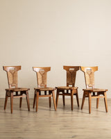 Rare Dutch Arts & Crafts Dining Suite by W. Kuyper, Denmark, 1920's - Lone Fox