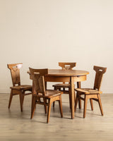 Rare Dutch Arts & Crafts Dining Suite by W. Kuyper, Denmark, 1920's - Lone Fox