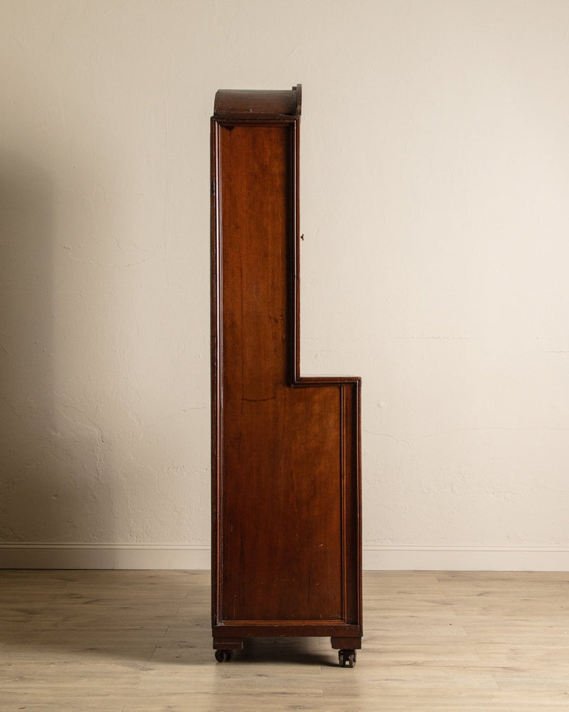 Rare Wood Inlaid Dome Top Doctors Cabinet, Circa 1840 - Lone Fox