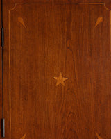 Rare Wood Inlaid Dome Top Doctors Cabinet, Circa 1840 - Lone Fox