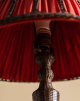 Rare Woven Brass Arts & Crafts Table Lamp, Europe, 1920's - Lone Fox