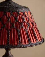 Rare Woven Brass Arts & Crafts Table Lamp, Europe, 1920's - Lone Fox