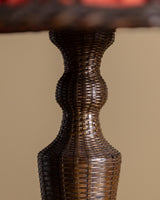 Rare Woven Brass Arts & Crafts Table Lamp, Europe, 1920's - Lone Fox