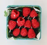 Raspberry Beeswax Birthday Candles : 10 - Lone Fox