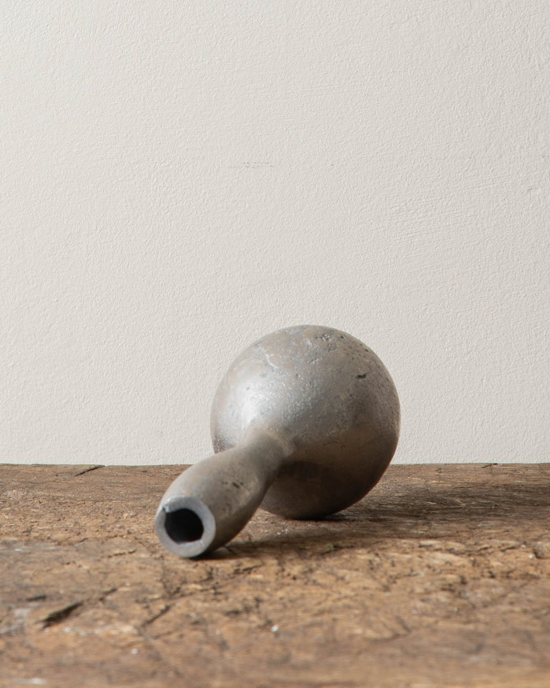 Raw Pewter Gourd Vase - Lone Fox