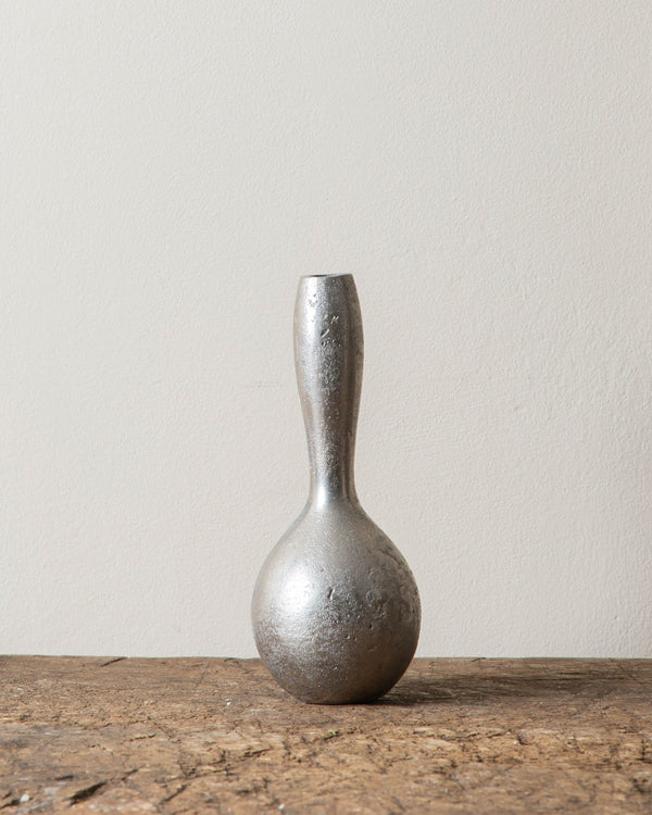 Raw Pewter Gourd Vase - Lone Fox