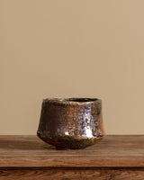 Reactive Glaze Studio Pottery Pot, Signed, Japan, 1970s - Lone Fox