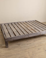 Reclaimed Wood Queen Platform Bed Frame - Lone Fox