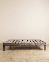 Reclaimed Wood Queen Platform Bed Frame - Lone Fox