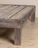 Reclaimed Wood Queen Platform Bed Frame - Lone Fox