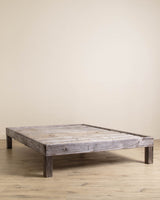 Reclaimed Wood Queen Platform Bed Frame - Lone Fox