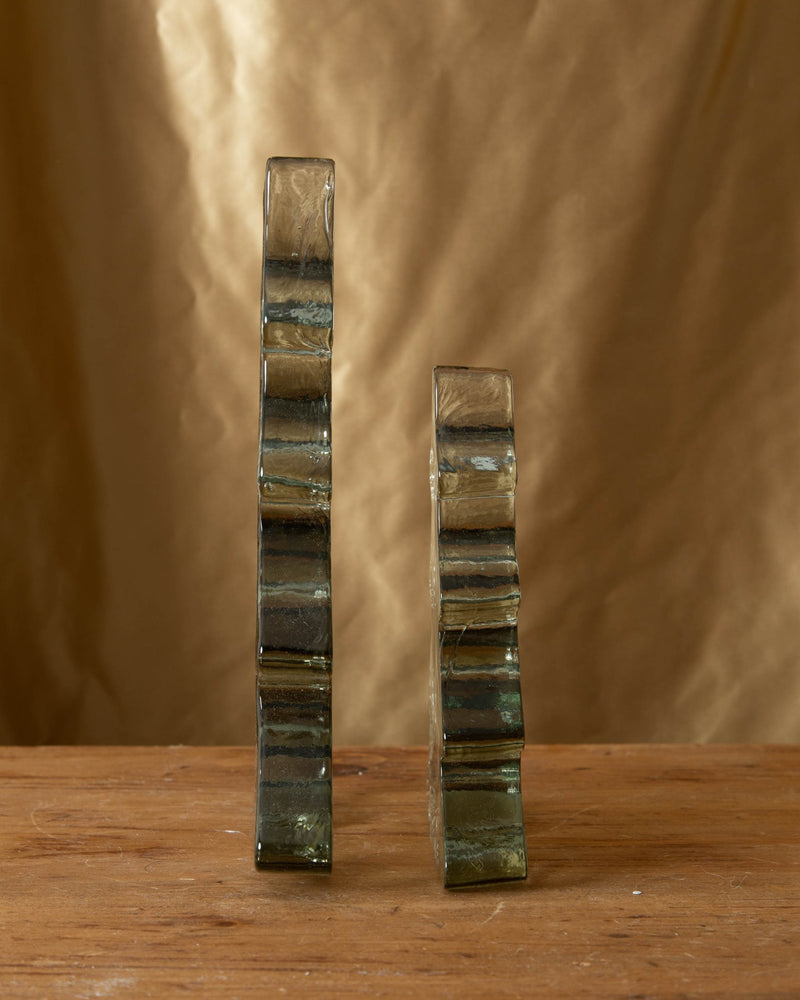 Recycled Hammered Glass Trees - Lone Fox