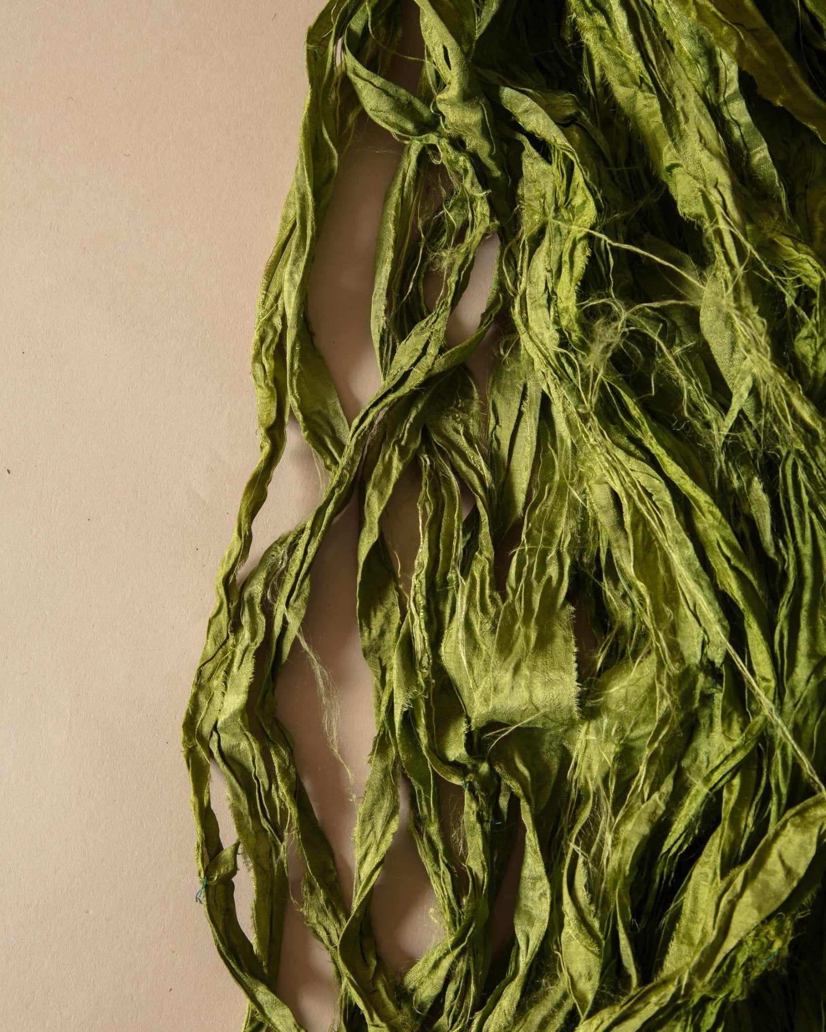 Recycled Torn Silk Ribbon – Lone Fox