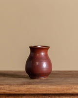 Red Studio Pottery Spouted Vase, American, 1960's - Lone Fox