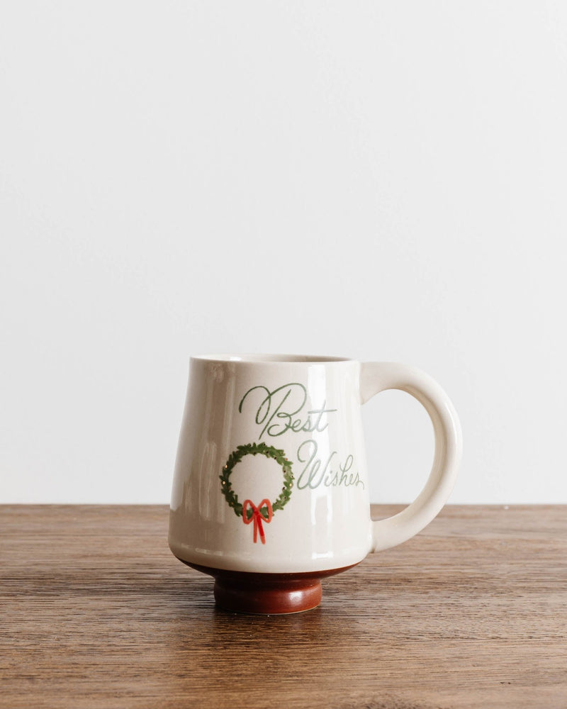 Retro Holiday Greeting Mug - Lone Fox